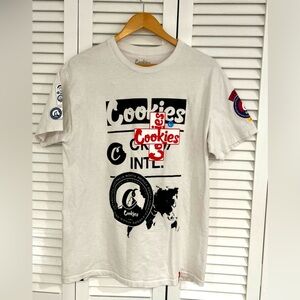 Cookie men’s white tee - large